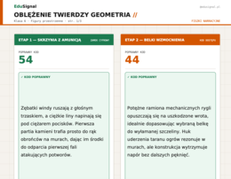 Escape room MATEMATYKA: Oblężenie Twierdzy | Figury przestrzenne klasa 6 | Koniec roku