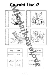 Co robi lisek? Wprowadzamy czasowniki