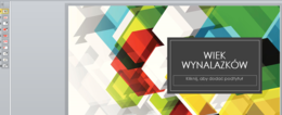 Wiek wynalazków - prezentacja