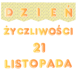 Dzień życzliwości 21 Listopada Girlanda Literki