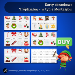 CHRISTMAS Świąteczny Zestaw Edukacyjny dla Klas 1-3