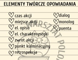 Elementy twórcze opowiadania