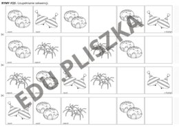 Sekwencje i rymy z głoskami szumiącymi (cz, sz)