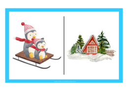 Domino podłogowe - zima