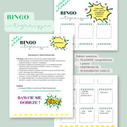 Bingo integracyjne - gra + scenariusz