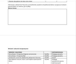 Diagnoza funkcjonalna w zakresie motoryki małej