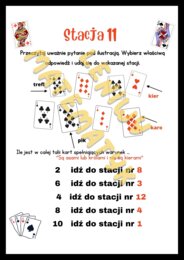 Stacje zadaniowe - karty do gry