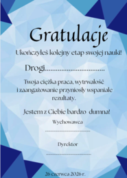 Pakiet: Podziękowania  dla rodziców | Gratulacje  dla dzieci| Dyplomy | (EDYTOWALNY) + Plik pdf