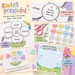 Kwiat przyjaźni - praca plastyczna