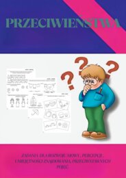 PRZECIWIEŃSTWA. ZADANIA PRZEDSZKOLAKÓW.