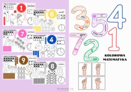 "KOLOROWA MATEMATYKA" - ZESTAW DLA NAUCZYCIELI EDUKACJI PRZEDSZKOLNEJ