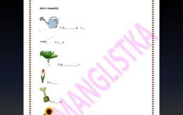 Spring- cztery ćwiczenia związane z wiosną i ogrodem +klucz