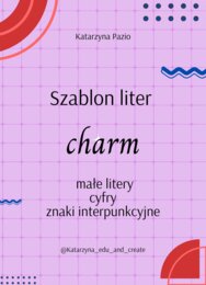 Szablon liter - charm - małe