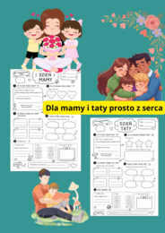 DZIEŃ MAMY I TATY- 2 karty prosto od serca