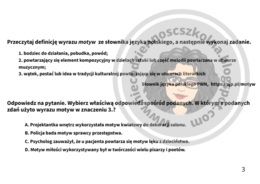 Przegląd motywów literackich - powtórka przed egzaminem ósmoklasisty