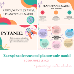 Zarządzanie czasem i planowanie nauki - scenariusz lekcji.