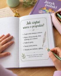 Wklejka do zeszytu. Jak czytać wiersz o przyrodzie?