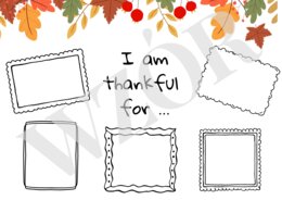 Thanksgiving - I am thankful for