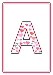 Girlanda WALENTYNKI – napis do druku (PDF, 10 liter)