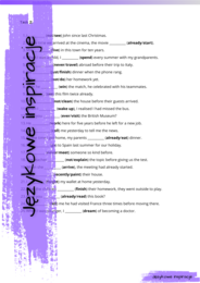 📚✨ Workbook: Past Simple, Present Perfect, Past Perfect ✨📚