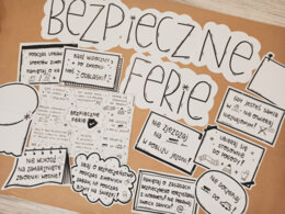 GAZETKA - "BEZPIECZNE FERIE"