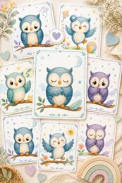 Sowa widzi emocje – plakaty do kącika emocji