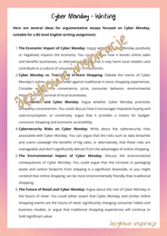 Cyber Monday - gotowa lekcja