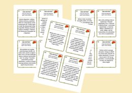 BOHATERKI LEKTUR 7-8 - KIM JESTEM? fiszki - 24 szt. - Dzień Kobiet - egzamin - powtórka + odpowiedzi