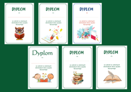 DZIEŃ JĘZYKA OJCZYSTEGO – dyplomy – 18 wersji – biblioteka – język polski - dyplom