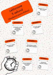 Lekturowe 5 sekund - zestaw dla klas IV-VI