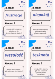 Ja mam … kto ma ? Emocje