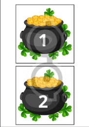 Saint Patricks Day - pots of gold