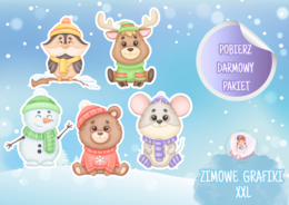 ❄️ Darmowe zimowe grafiki A4! ❄️