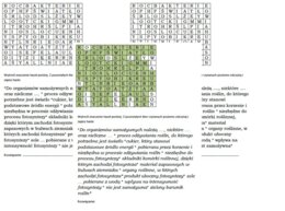 Wykreślanka dla klasy 5 na podsumowanie lekcji o odżywianiu się roślin