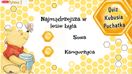Quiz Kubusia Puchatka