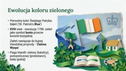 Dzień Świętego Patryka - Irlandia, symbole i tradycje (gazetka szkolna / prezentacja, 19 plansz)