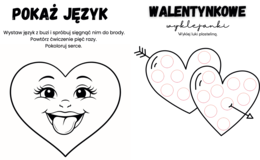 LOGOPEDYCZNO - WALENTYNKOWE KARTY PRACY - 25 angażujących kart | edukacja wczesnoszkolna | edukacja przedszkolna