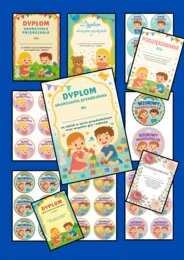 🎉 16 stron gotowych materiałów: dyplomy, medale, podziękowania dla rodziców!