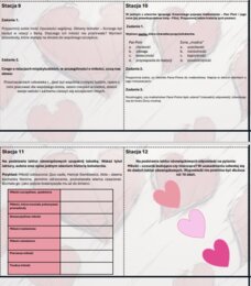 Walentynkowe stacje zadaniowe - lektury do E8