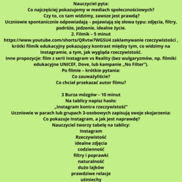 Scenariusze edukacja zdrowotna klasa 7 część 2 (lekcje 17-32) na podstawie programu nauczania proponowanego przez MEN HOLISTYCZNA EDUKACJA PROZDROWOTNA W SZKOLE PODSTAWOWEJ – CIAŁO, UMYSŁ, DUCH. Program nauczania edukacji zdrowotnej dla klas IV-VIII szko