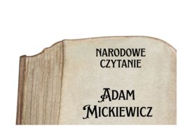 NARODOWE CZYTANIE  2026 - Adam Mickiewicz - ZESTAW MATERIAŁÓW