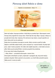 Pierwszy dzień Reksia w domu [Krótkie opowiadanie z pytaniami]