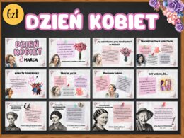 DZIEŃ KOBIET - gazetka edukacyjna