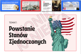 Powstanie Stanów Zjednoczonych - prezentacja historia klasa 6