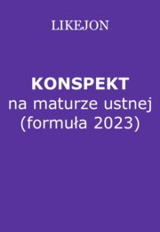 Konspekt na maturze ustnej (formuła 2023)