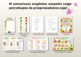 Rewalidacja  od kuchni - Kuchnia na zimno/ Pakiet 5 scenariuszy zajęć rewalidacyjnych  dla SPE (klasy 1-3)