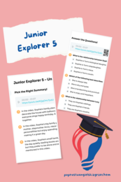 Junior Explorer 5 – Unit 2 – karta pracy
