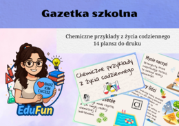 Gazetka "Chemiczne przykłady z życia codziennego"