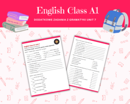 Gramatyka klasa 4: Present Simple - przeczenia, pytania, krótkie odpowiedzi na podstawie English Class A1 Unit 7