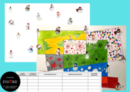 Złap bałwany. POLE I OBWÓD. Zimowy projekt matematyczny.